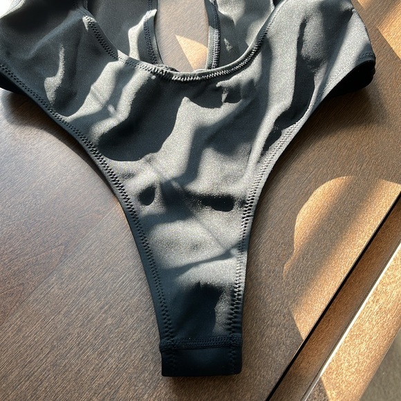 BLACK ONE-PIECE SWIMSUIT - Picture 5 of 5